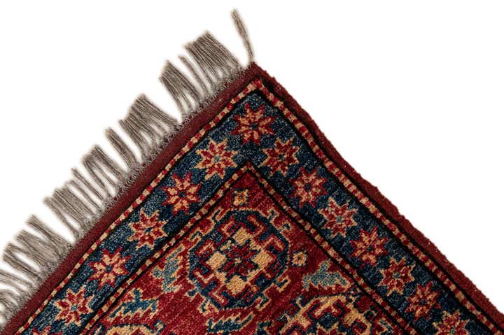 4' 1 x 6' 6 Hand Knotted Kazak Wool Rug