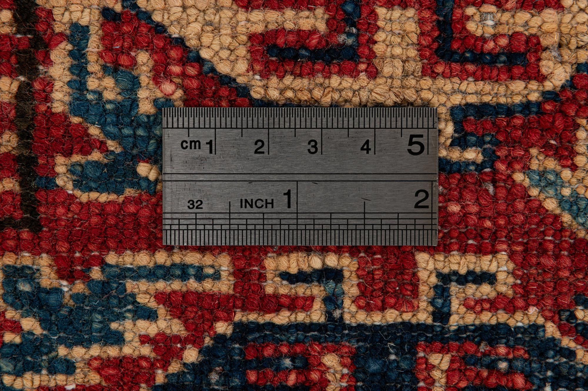 4' 1 x 6' 6 Hand Knotted Kazak Wool Rug