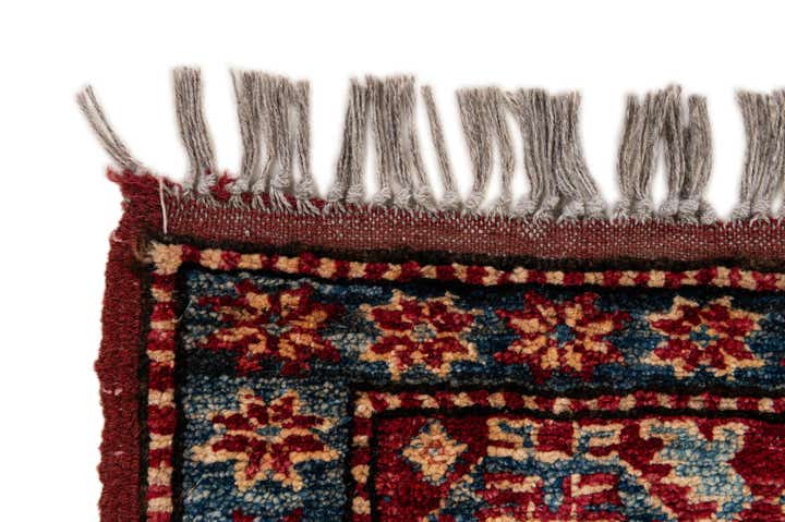 4' 1 x 6' 6 Hand Knotted Kazak Wool Rug