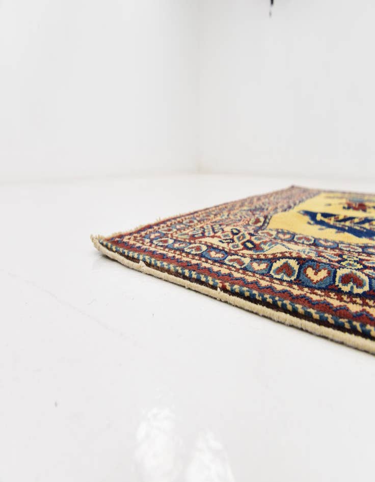 Detail image of 4' 3 x 5' 3  Hand Knotted Kazak Rug