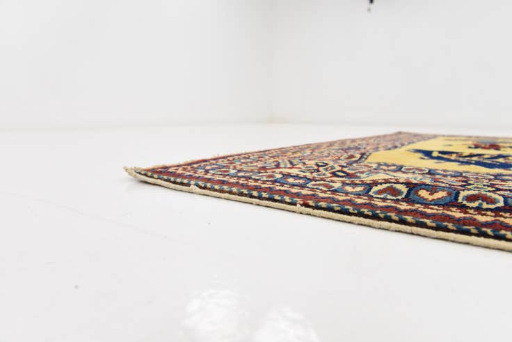 Detail image of 4' 3 x 5' 3 Hand Knotted Kazak Rug