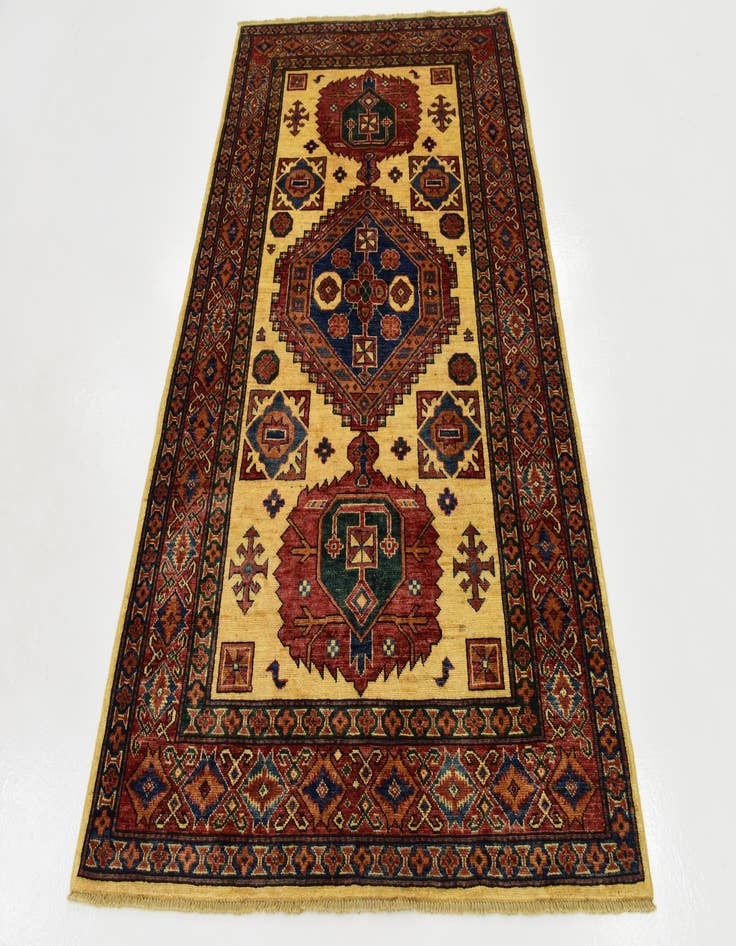 Detail image of 4' x 6' 4 Hand Knotted Kazak Rug