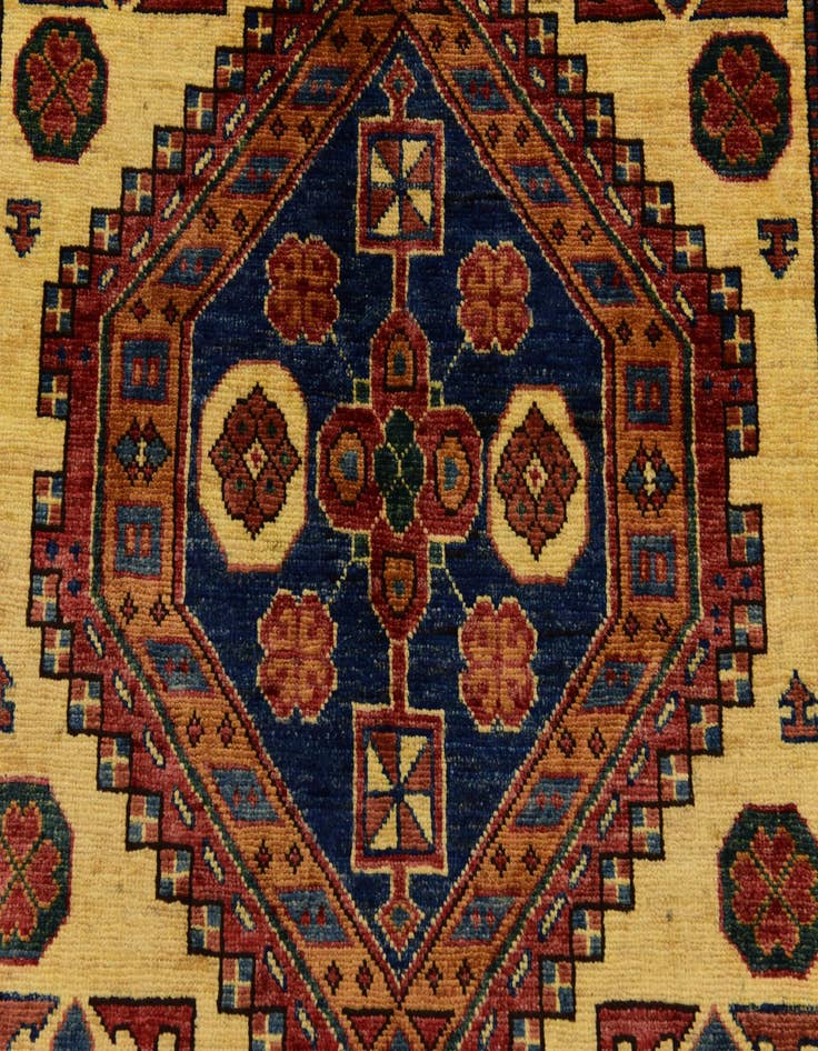 Detail image of 4' x 6' 4 Hand Knotted Kazak Rug