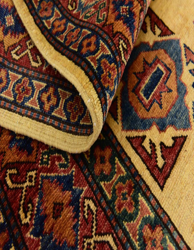 Detail image of 4' x 6' 4 Hand Knotted Kazak Rug