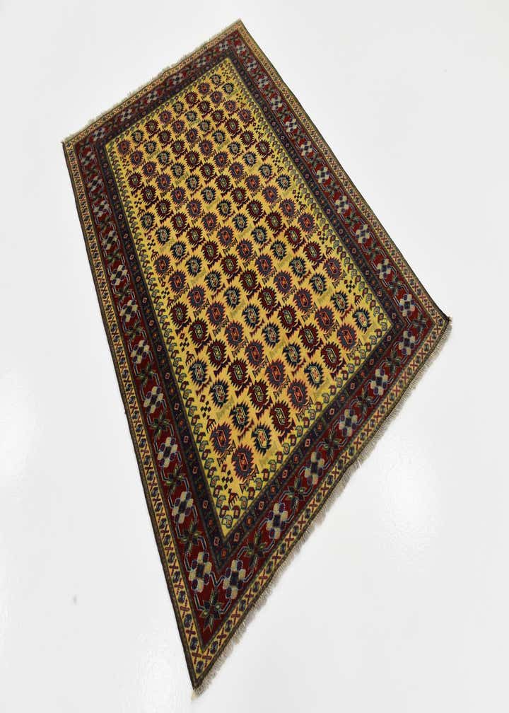 4' x 5' 6 Hand Knotted Kazak Rug