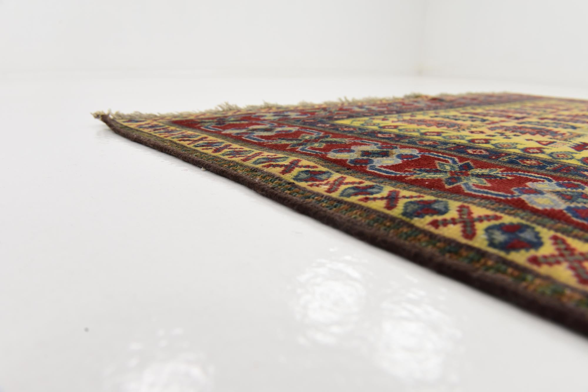 4' x 5' 6 Hand Knotted Kazak Rug
