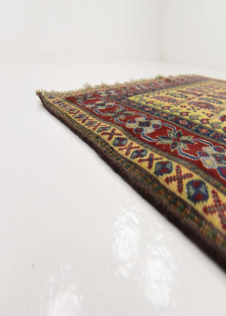 4' x 5' 6 Hand Knotted Kazak Rug