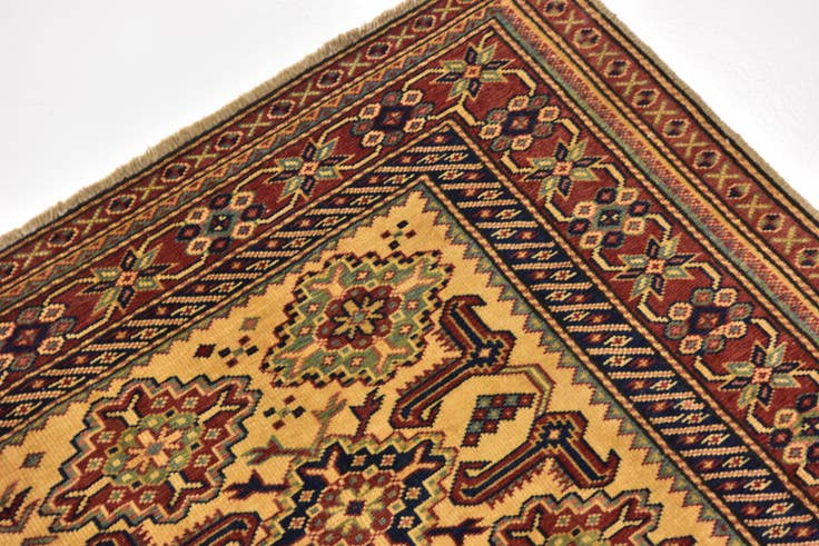 Detail image of 4' 10 x 5' 10 Hand Knotted Kazak Oriental Rug