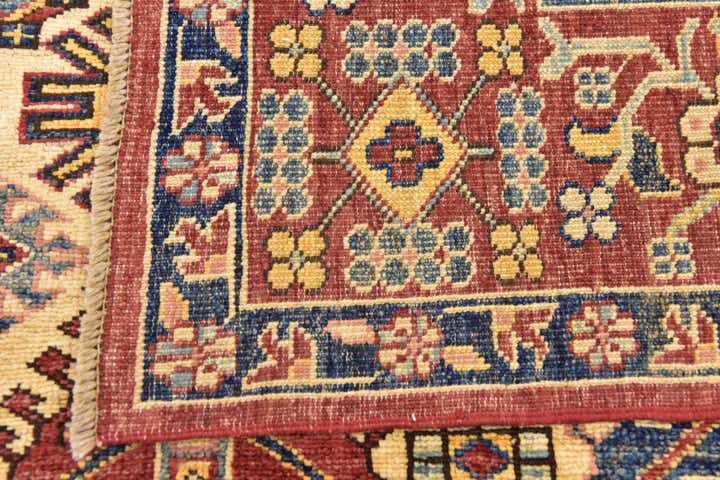 6' x 8' Hand Knotted Kazak Oriental Rug