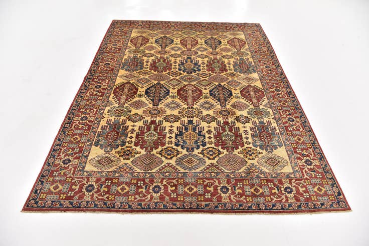 Detail image of 6' x 8' Hand Knotted Kazak Oriental Rug
