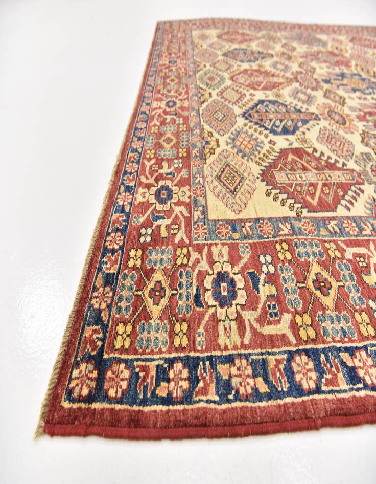 Detail image of 6' x 8'  Hand Knotted Kazak Oriental Rug