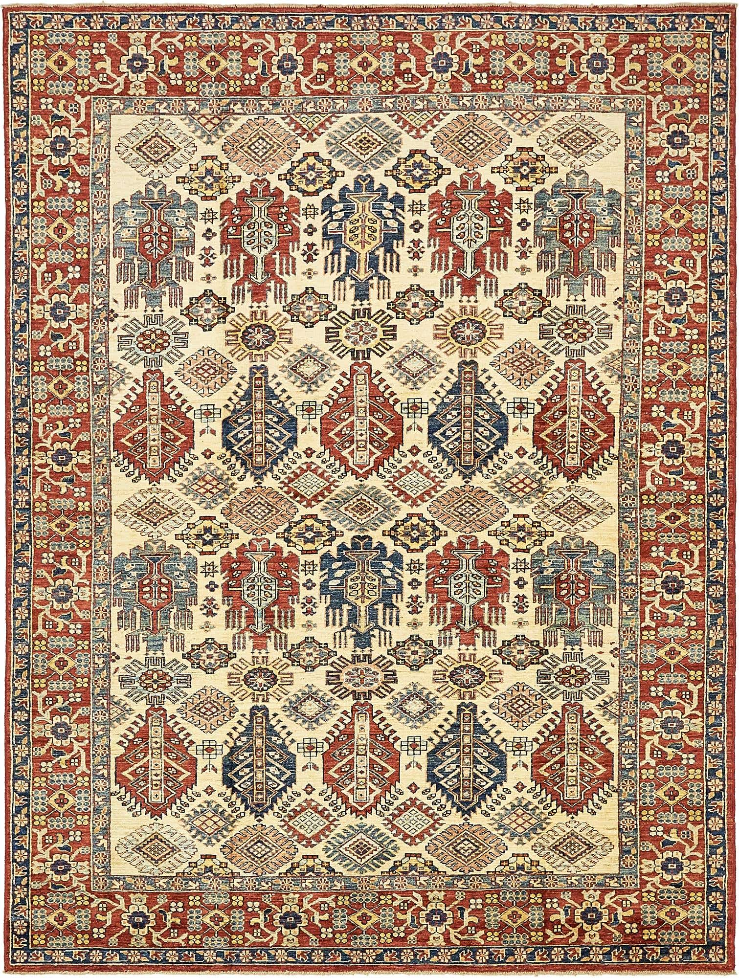 6' x 8' Hand Knotted Kazak Oriental Rug
