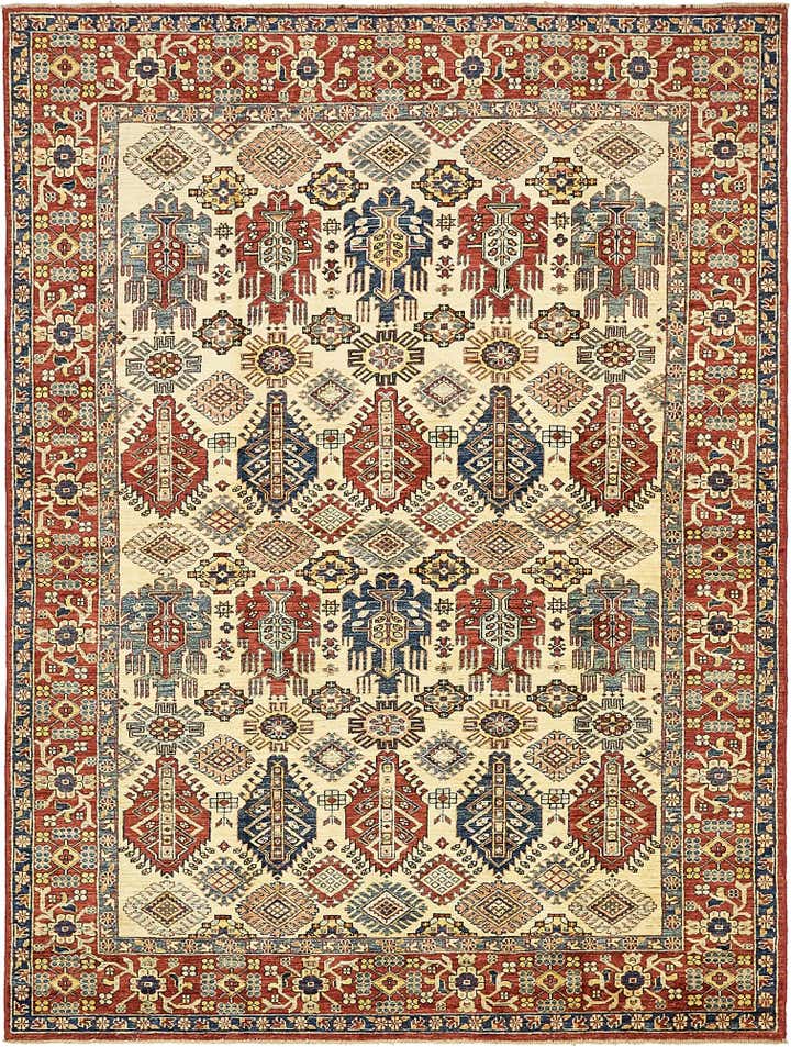 6' x 8' Hand Knotted Kazak Oriental Rug