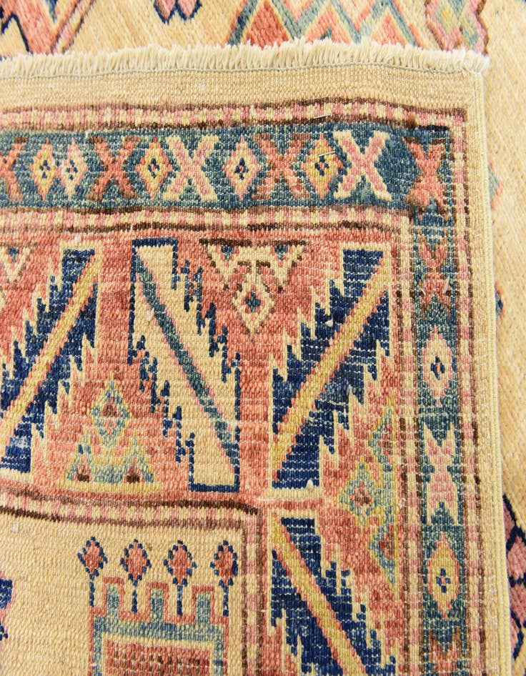 Detail image of 2' 7 x 4' 2 Hand Knotted Kazak Rug