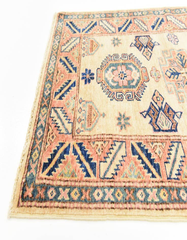 Detail image of 2' 7 x 4' 2 Hand Knotted Kazak Rug