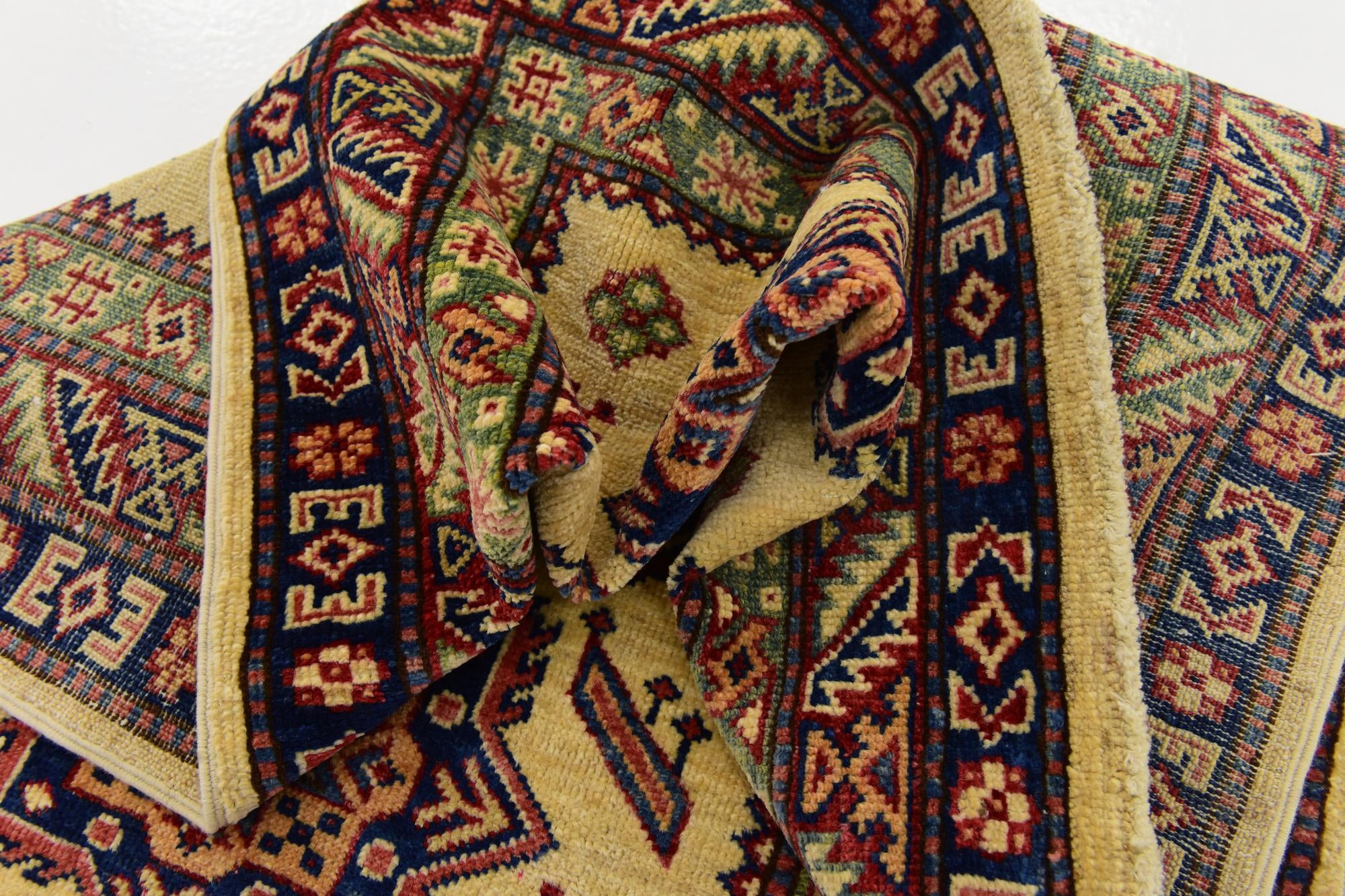 85cm x 120cm anudado a mano Kazak Alfombra