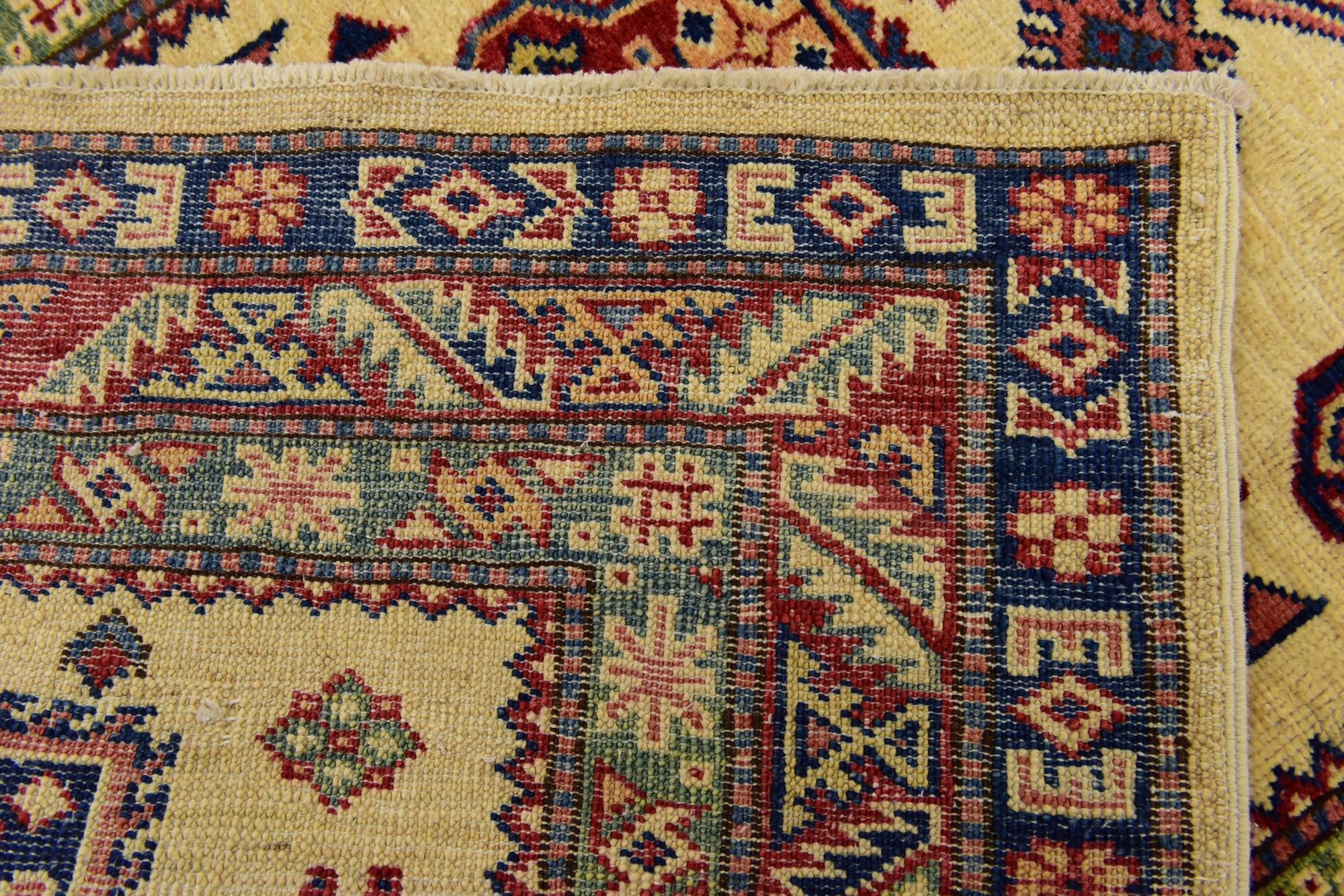 85cm x 120cm anudado a mano Kazak Alfombra