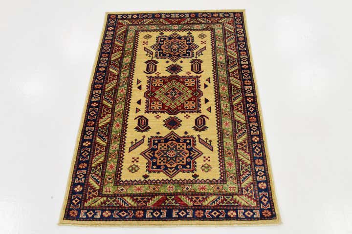2' 9 x 4' Hand Knotted Kazak Rug