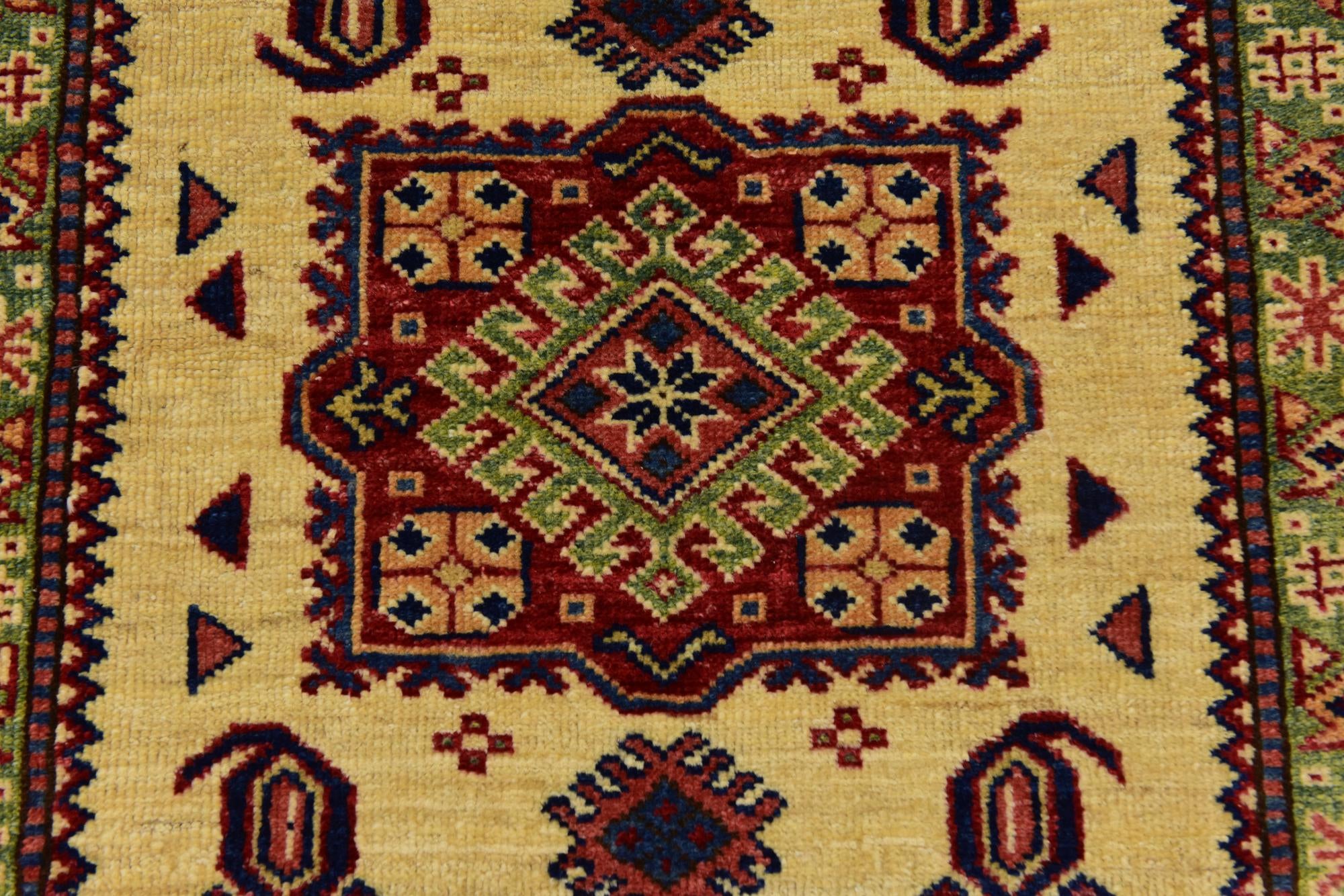 85cm x 120cm anudado a mano Kazak Alfombra