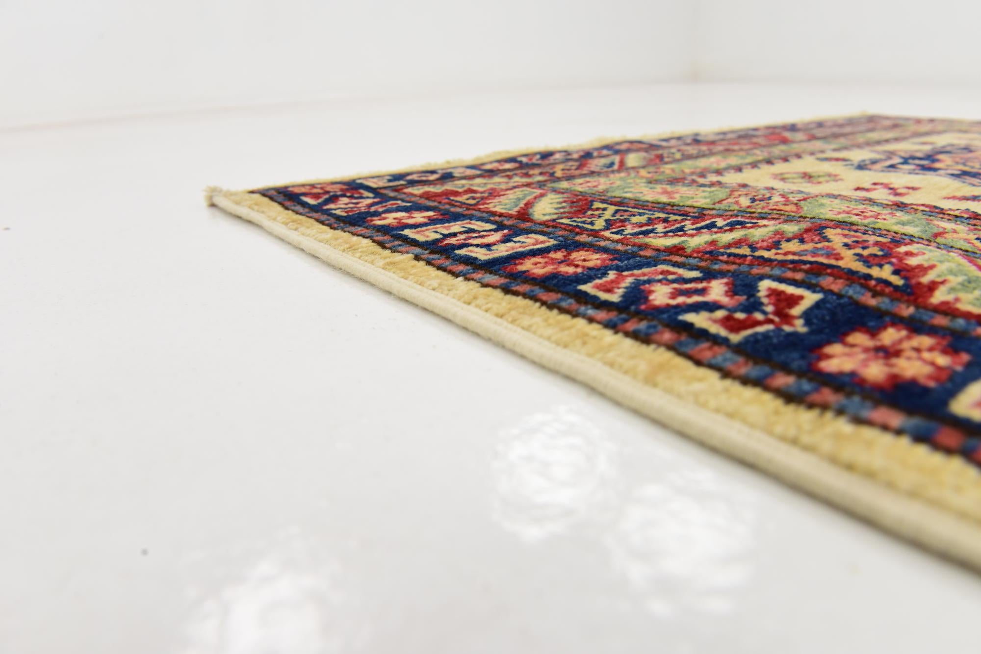 85cm x 120cm anudado a mano Kazak Alfombra