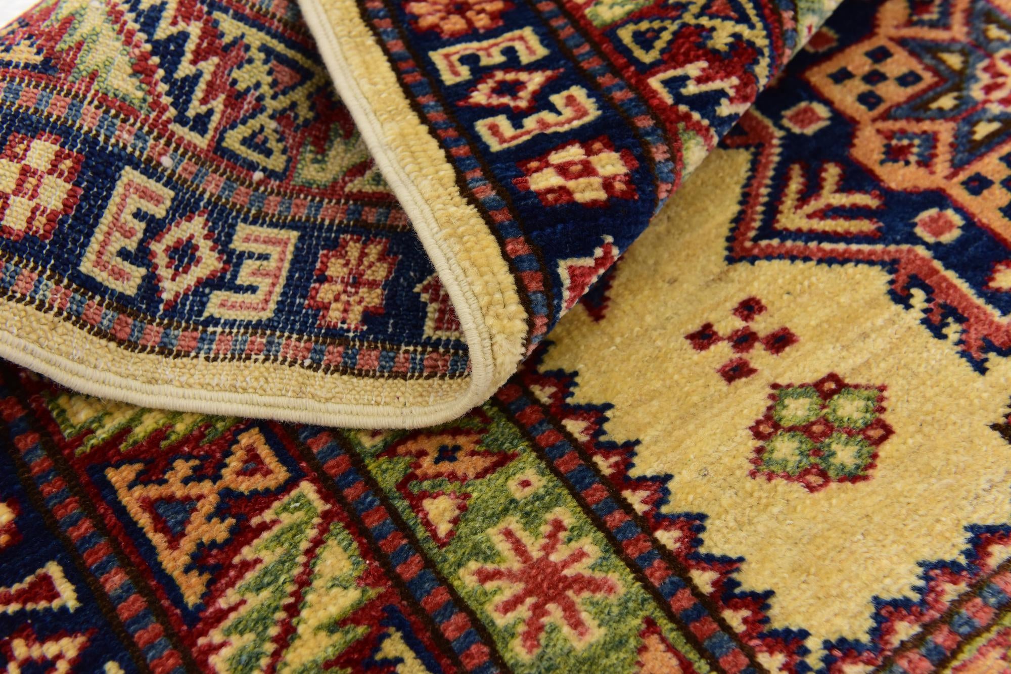 85cm x 120cm anudado a mano Kazak Alfombra