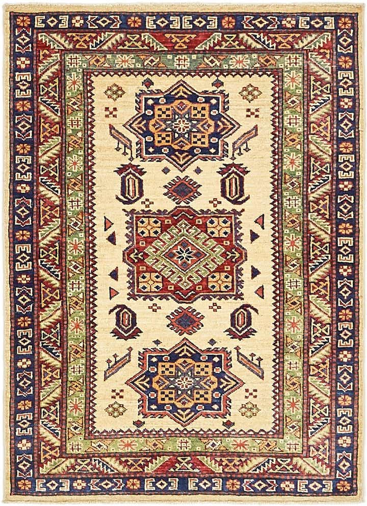 2' 9 x 4' Hand Knotted Kazak Rug