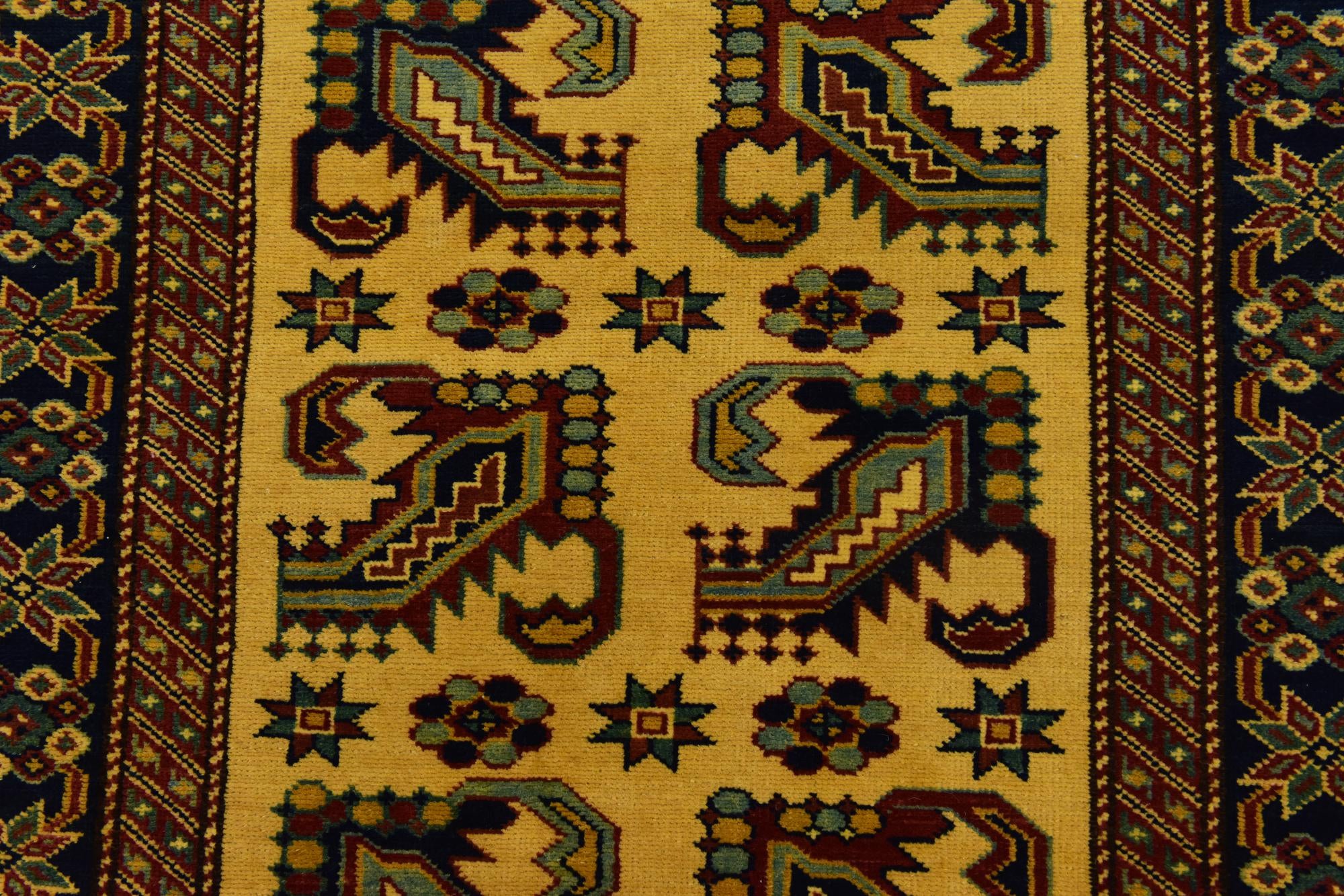 3' 2 x 4' 5 Hand Knotted Kazak Rug