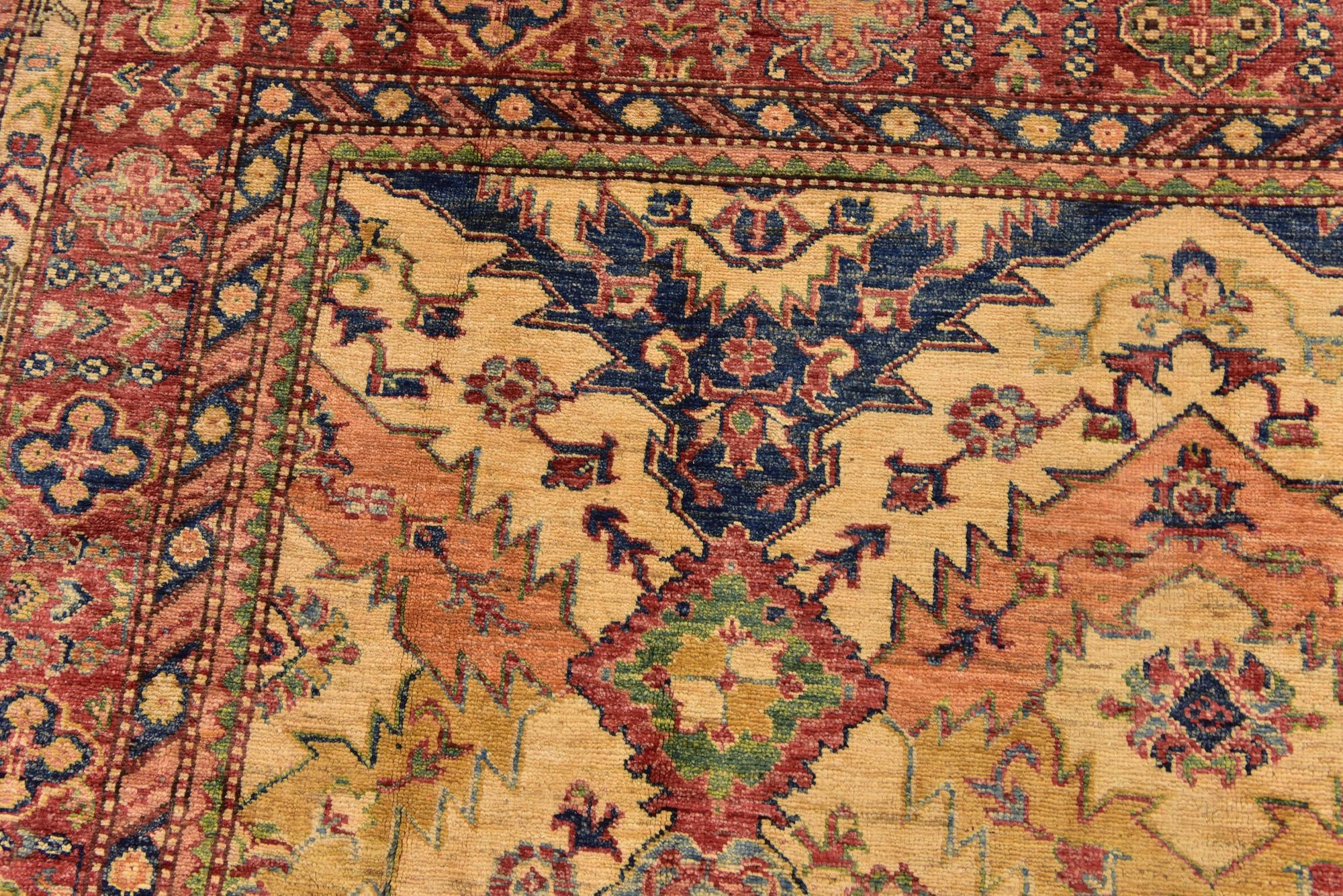6' 8 x 10' 4 Hand Knotted Kazak Oriental Rug