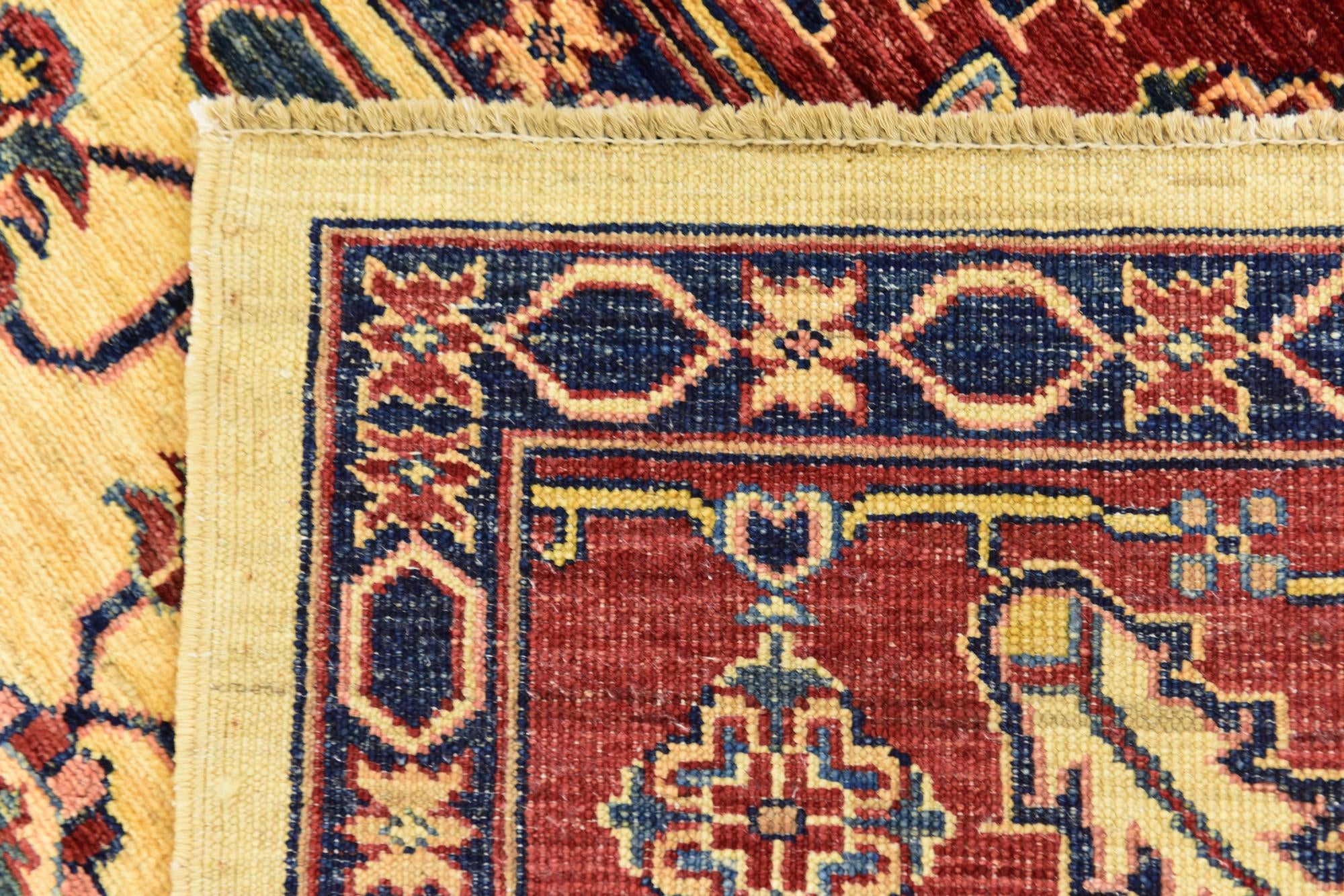 6' x 7' 8 Hand Knotted Kazak Rug