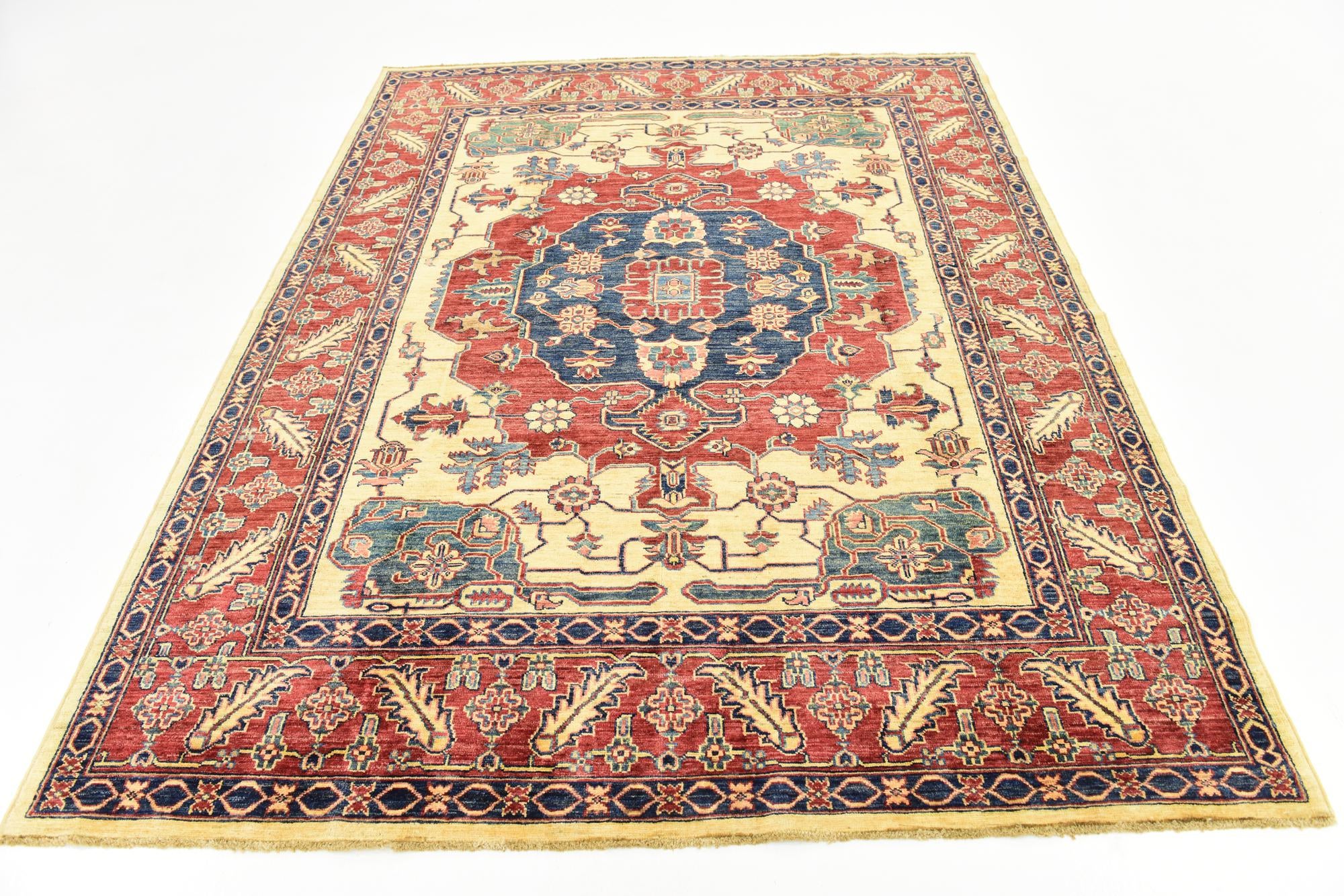 6' x 7' 8 Hand Knotted Kazak Rug