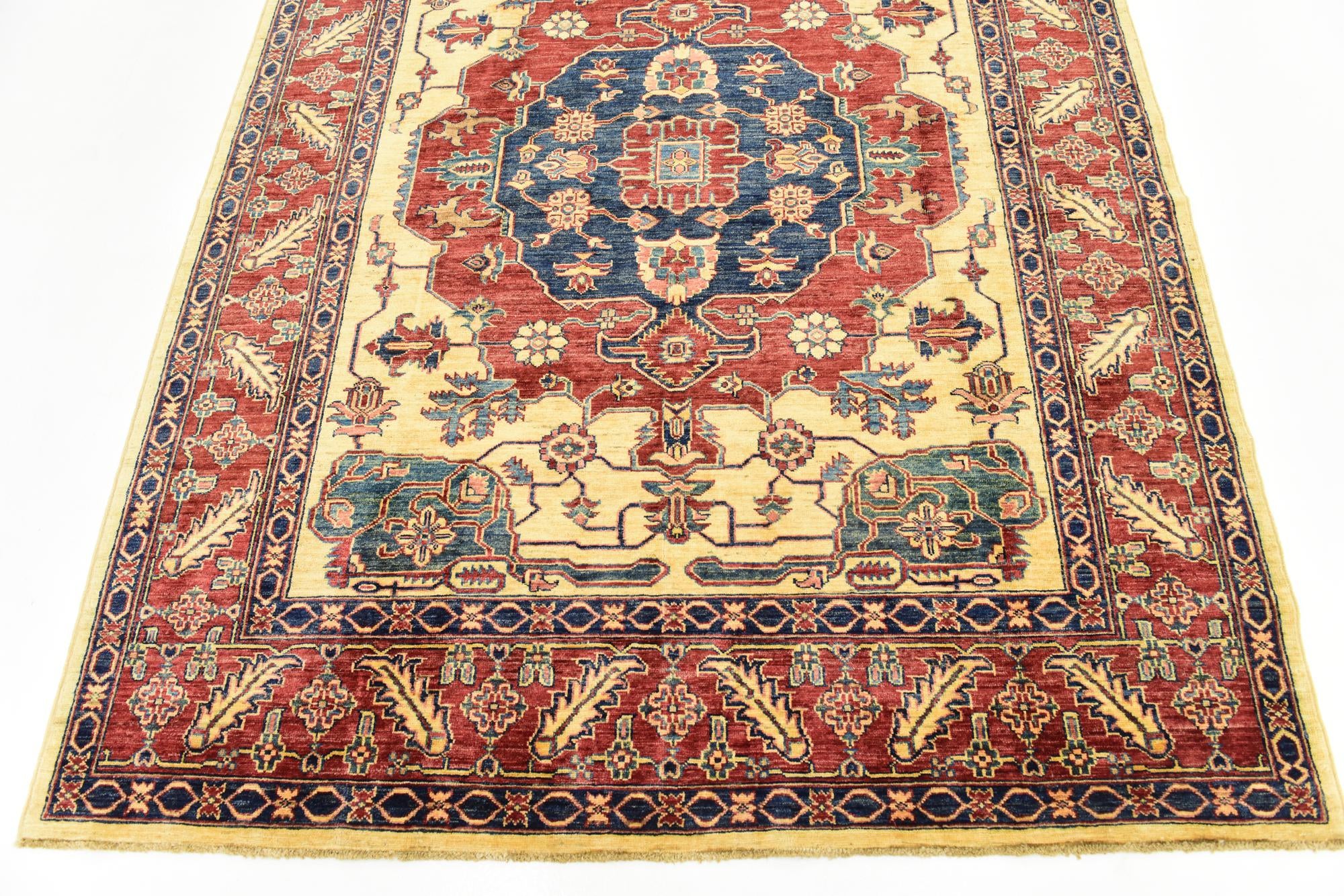 6' x 7' 8 Hand Knotted Kazak Rug