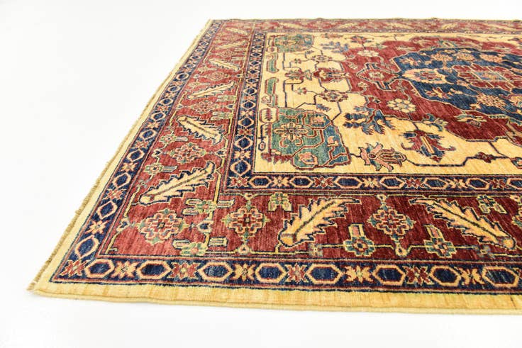 Detail image of 6' x 7' 8 Hand Knotted Kazak Rug