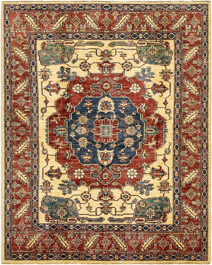 6' x 7' 8 Hand Knotted Kazak Rug