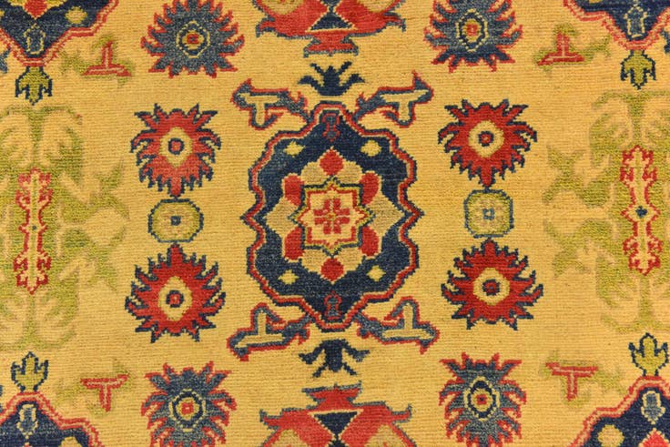 Detail image of 5' 2 x 7' Hand Knotted Kazak Rug