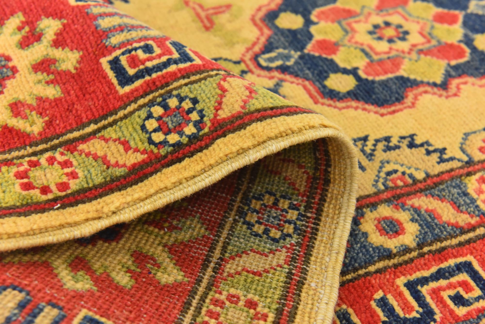5' 2 x 7' Hand Knotted Kazak Rug