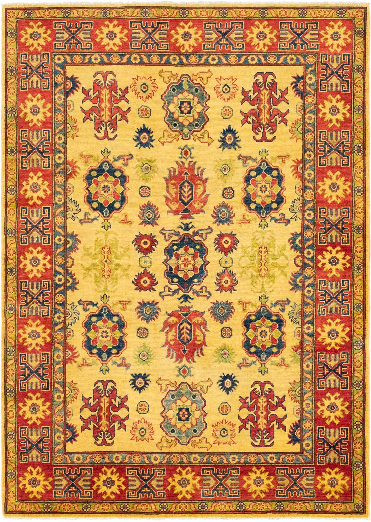 5' 2 x 7' Hand Knotted Kazak Rug