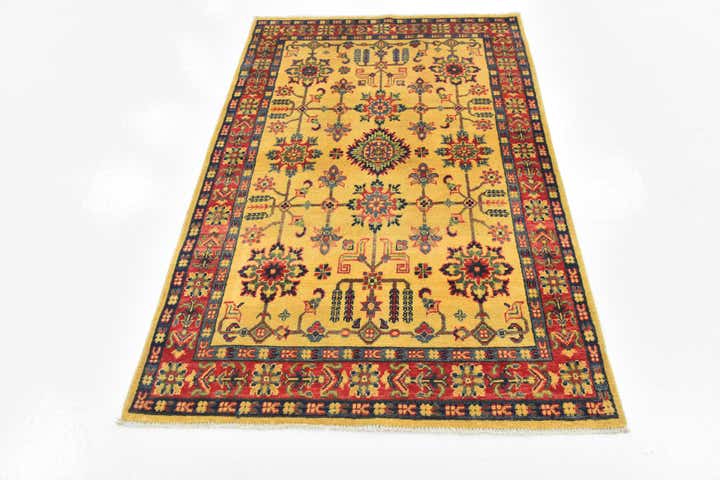 4' x 6' Hand Knotted Kazak Rug