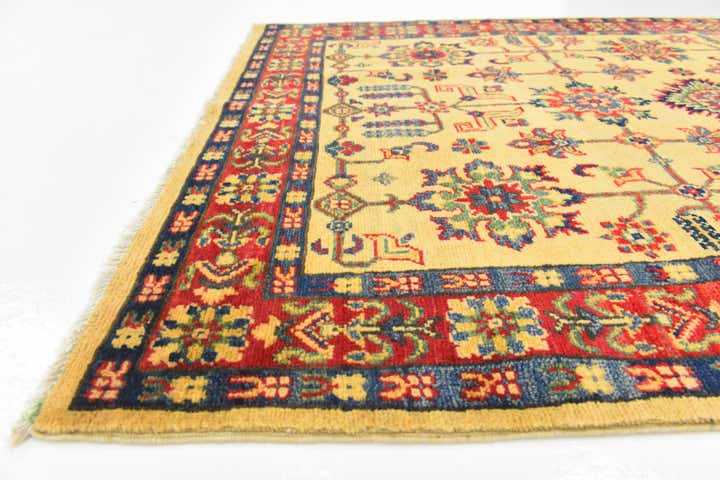 4' x 6' Hand Knotted Kazak Rug