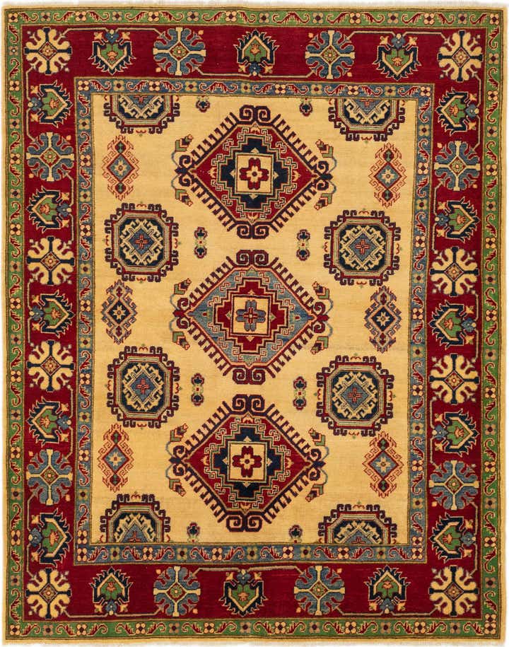 6' x 7' 9 Hand Knotted Kazak Rug