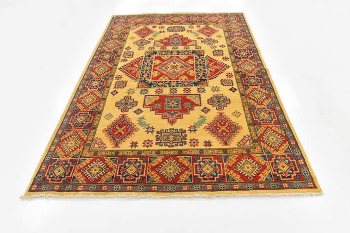 5' 5 x 8' 1 Hand Knotted Kazak Rug
