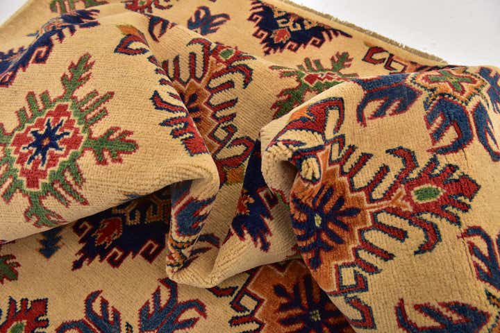 6' 9 x 8' 7 Hand Knotted Kazak Rug