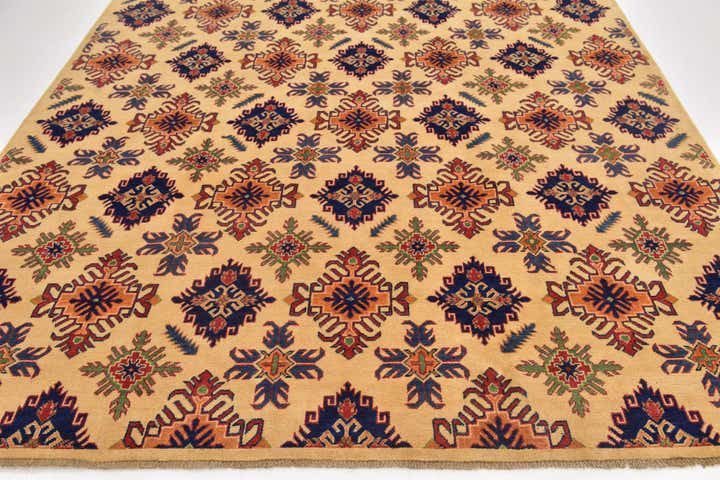 6' 9 x 8' 7 Hand Knotted Kazak Rug