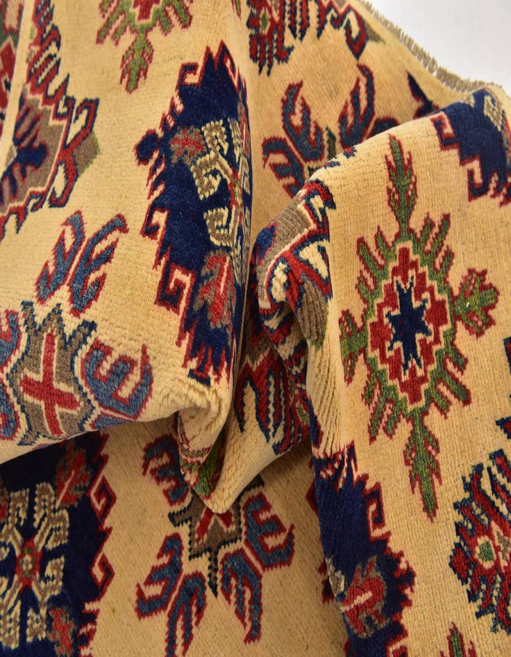 Detail image of 6' 5 x 9' 4  Hand Knotted Kazak Rug