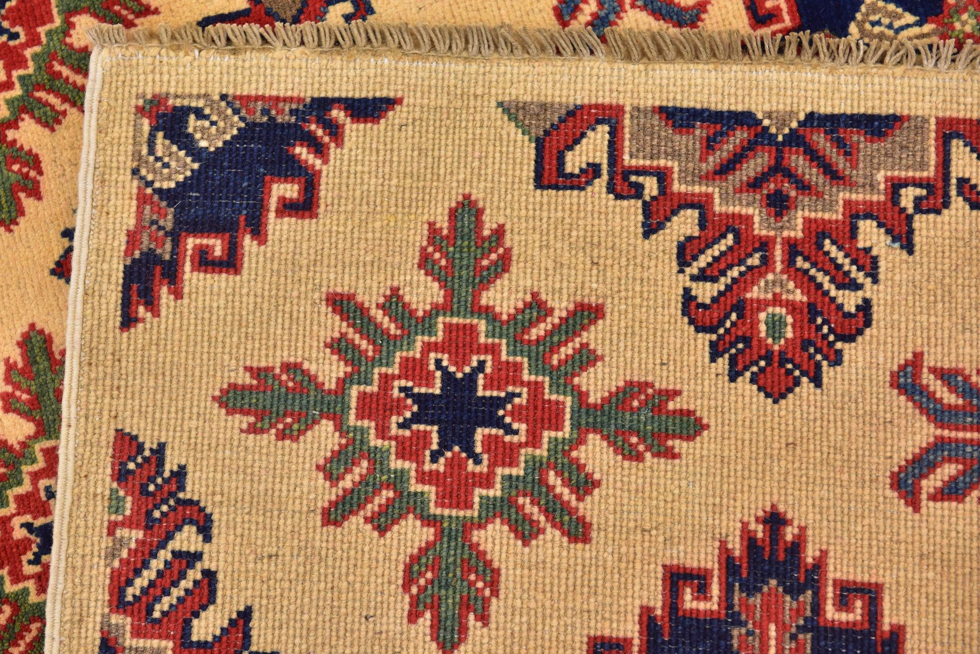 6' 5 x 9' 4 Hand Knotted Kazak Rug