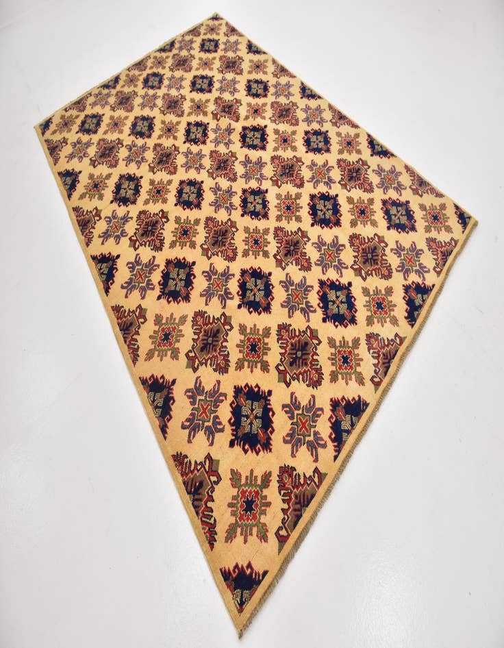 Detail image of 6' 5 x 9' 4  Hand Knotted Kazak Rug