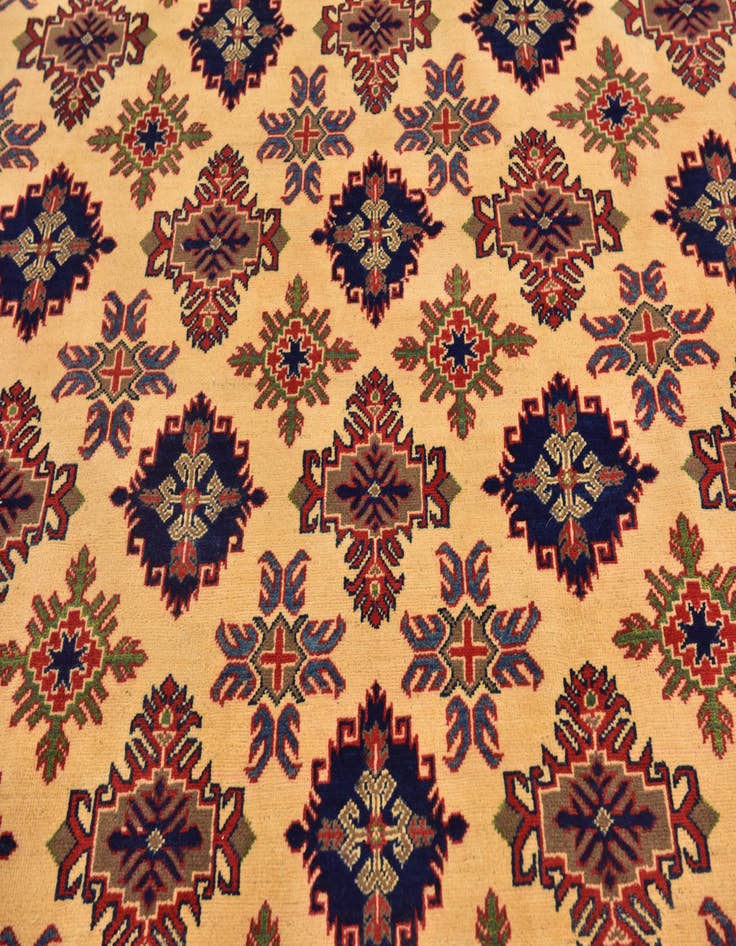 Detail image of 6' 5 x 9' 4  Hand Knotted Kazak Rug