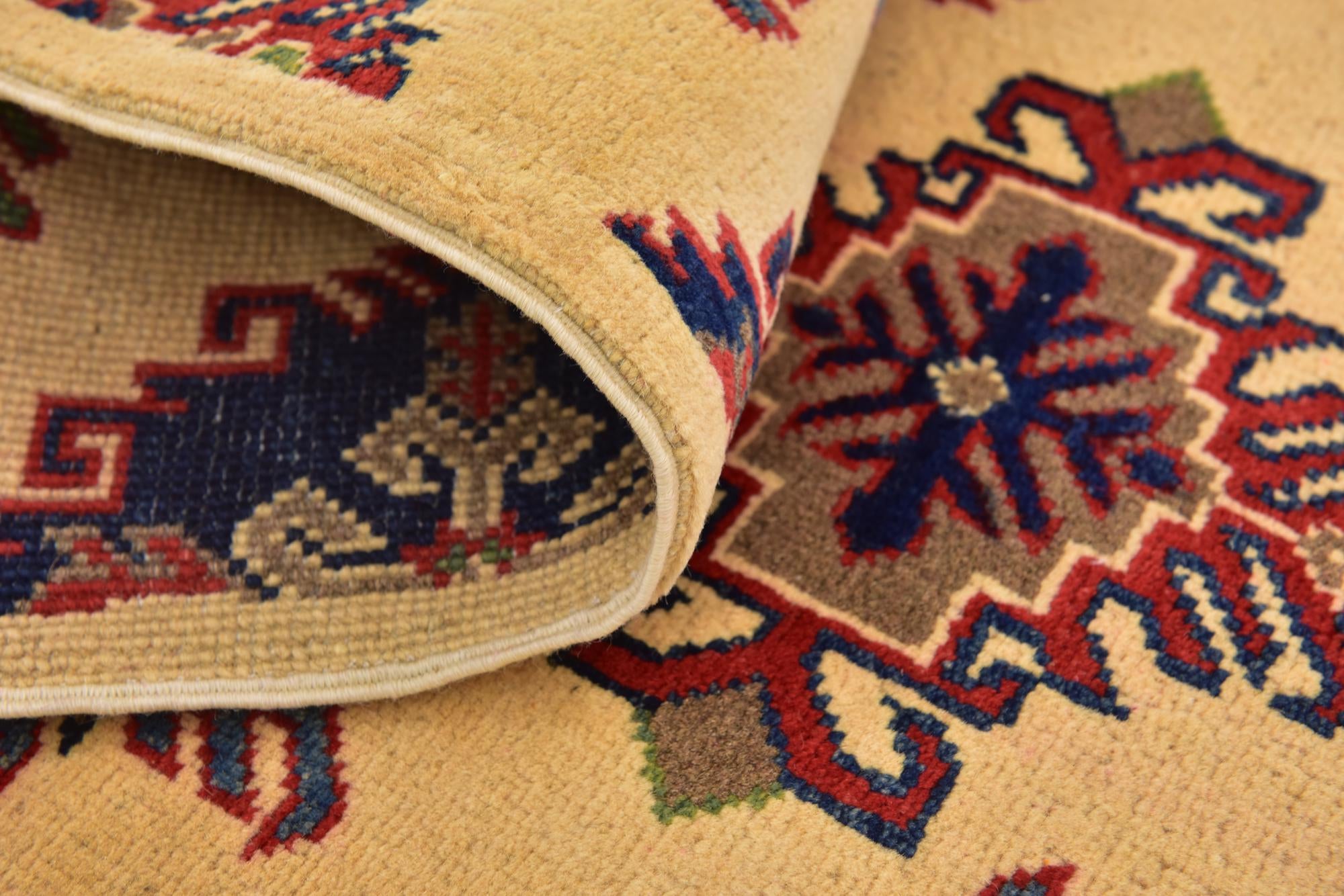 6' 5 x 9' 4 Hand Knotted Kazak Rug