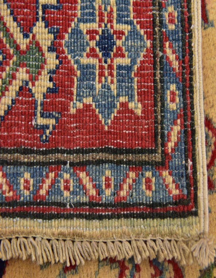 Detail image of 4' x 5' 10  Hand Knotted Kazak Rug