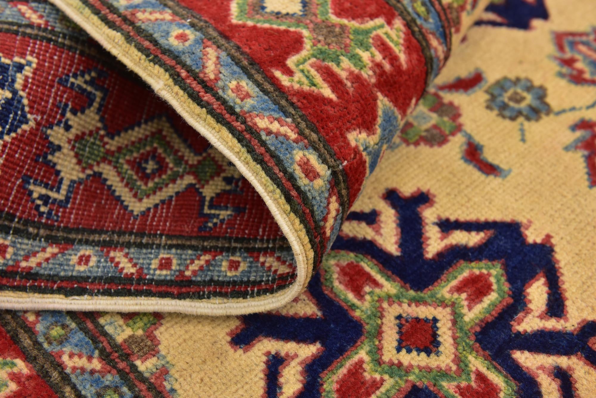 4' x 5' 10 Hand Knotted Kazak Rug