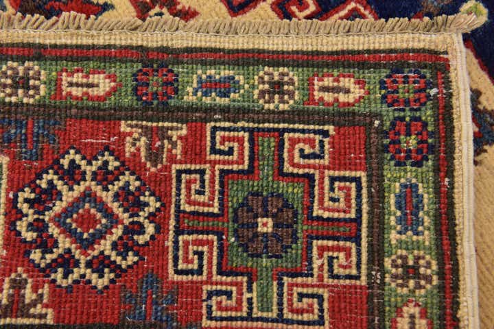 4' x 5' 9 Hand Knotted Kazak Rug